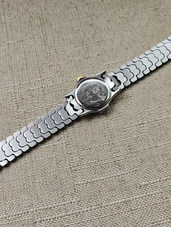 Vintage Jules Jurgenson Ladies Wristwatch Analog Quartz Silver/Gold Tone Watch main image 12